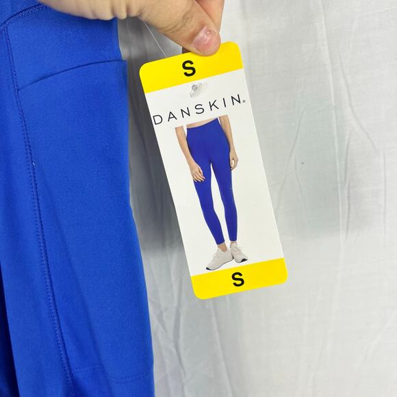 NWT Danskin Leggings Womens Small Blue High Waist Lightweight Skinny - Picture 4 of 10
